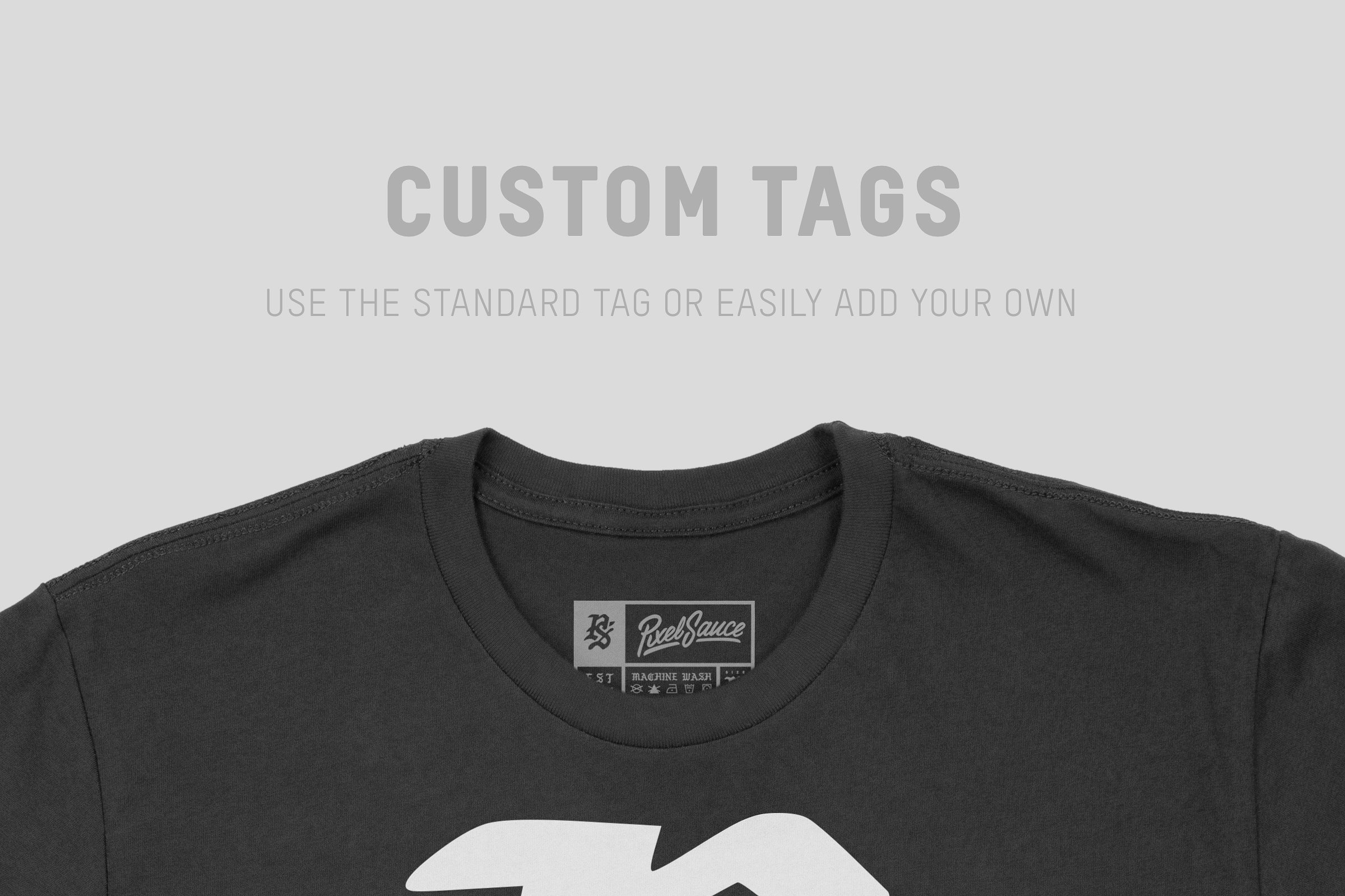 CVC面料男士T恤服装样机 Next Level 6210 Fitted CVC Crew Tee插图(6)