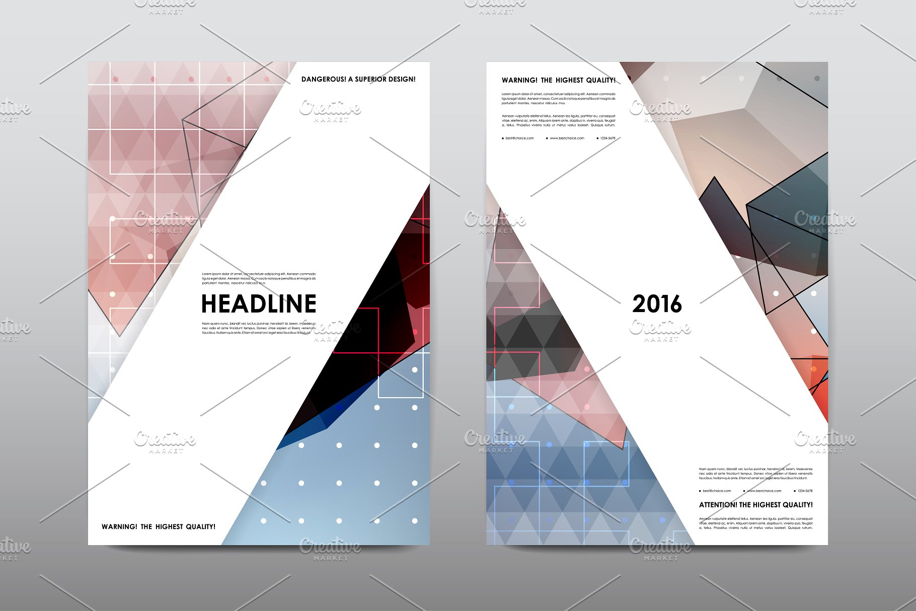 极力推荐：50+企业商业介绍宣传小册子模板 50+ Business Brochures Bundle插图(29)