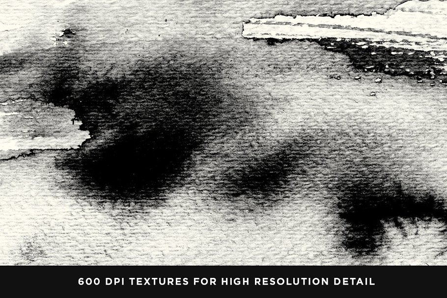 水洗墨水的魅力纹理合集[1.08GB] Dirty Ink | Ink Wash Textures插图(1)