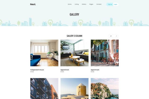 房地产物业管理机构网站设计模板 RealEstate Property Management Agency Web Template插图(10)
