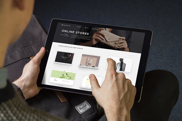 简约iPad Pro平板电脑样机v3 iPad Pro Mockups v3插图(1)