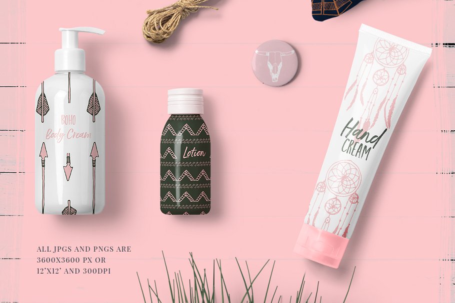 波希米亚花纹集 Bohemian Look Patterns Collection插图(3)