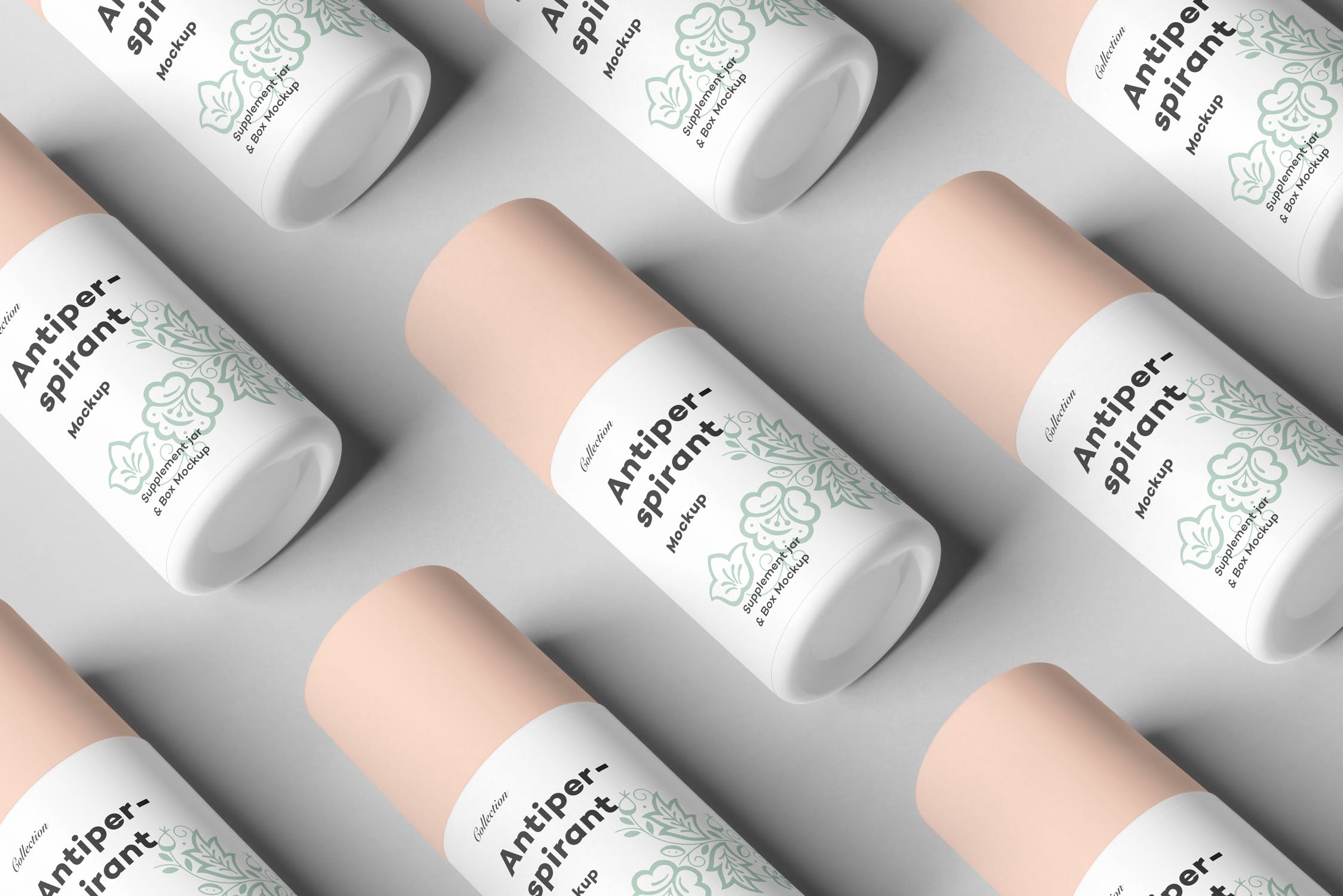 止汗滚珠外包装设计展示图样机v2 Antiperspirant Mockup 2插图(7)