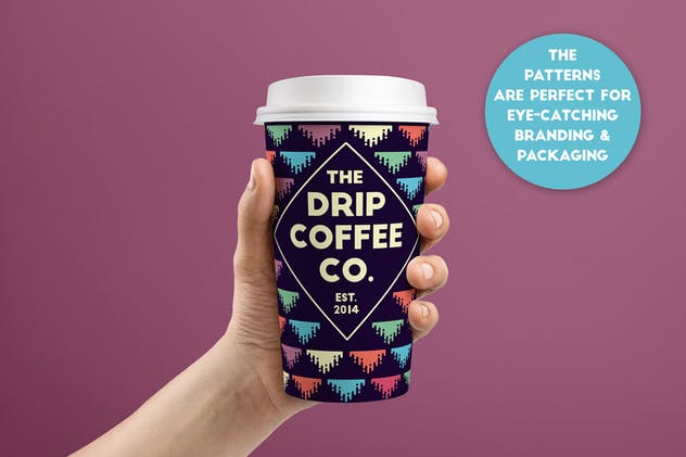 抽象液体形态图案背景纹理 Liquid Repeat Patterns插图(2)