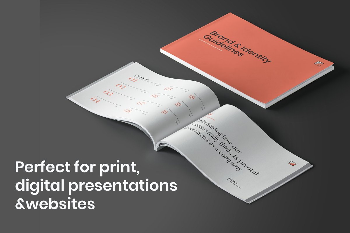 素材库下午茶:现代时尚品牌必备品牌指南手册模板插图(9)