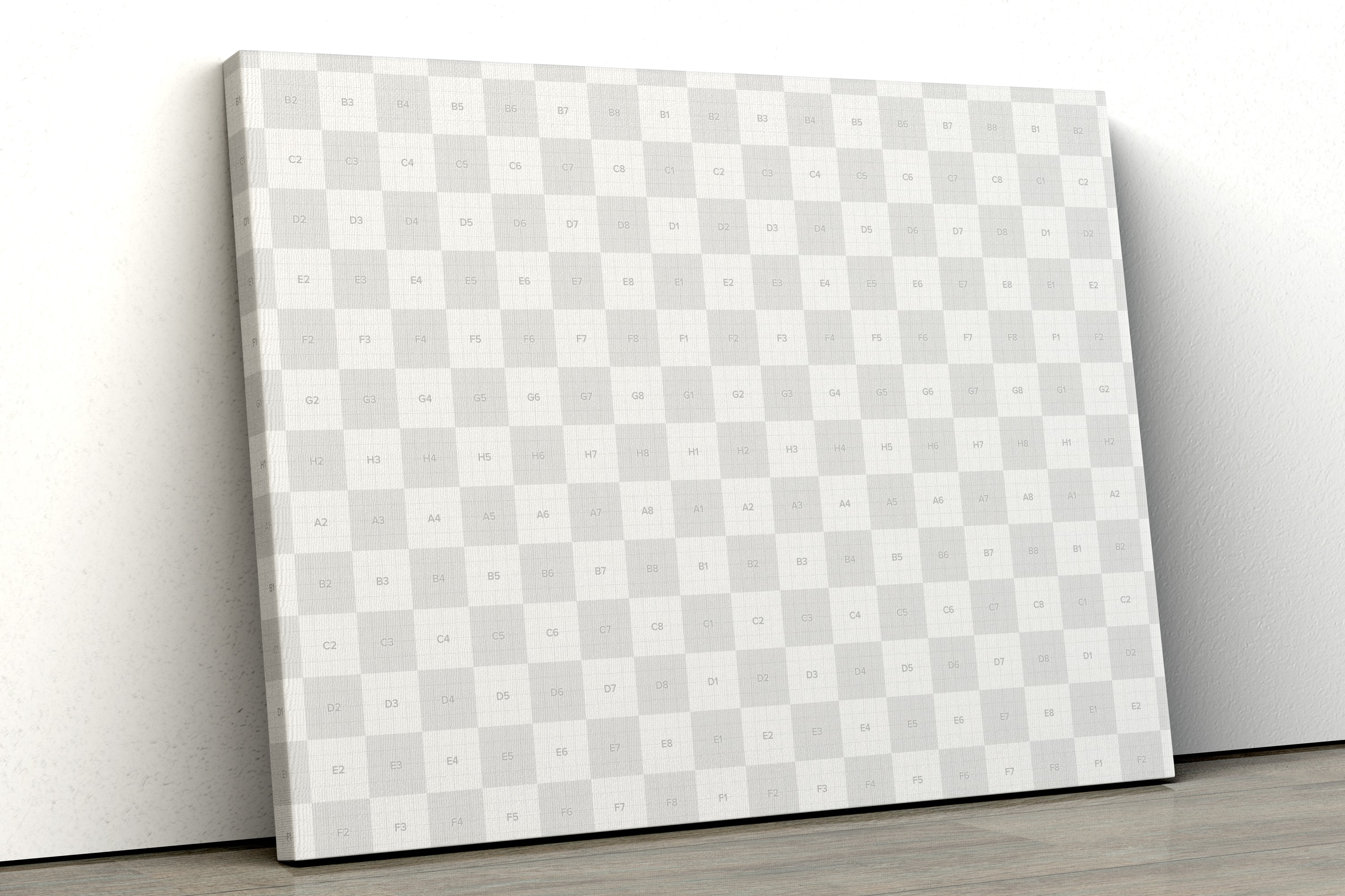 靠墙画布画框艺术展览样机模板素材 Landscape Canvas Mockup Leaning on Wall插图(3)