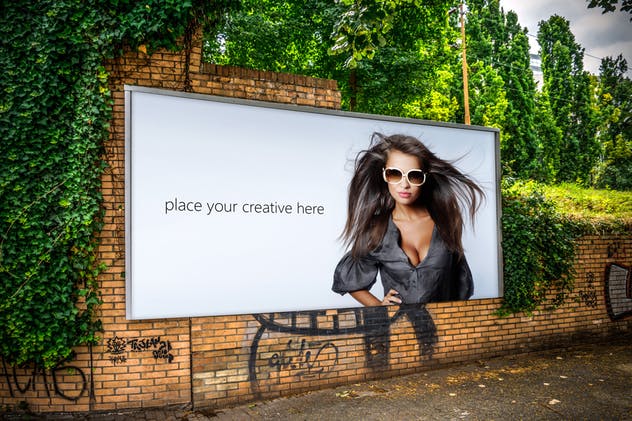 户外广告灯箱广告样机模板合集第二弹 Advertising Space Mock-up Bundle 02插图(1)