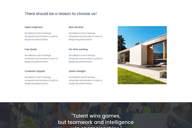 现代建筑设计公司网站设计PSD模板 UpBuild – Modern Construction Theme插图(4)