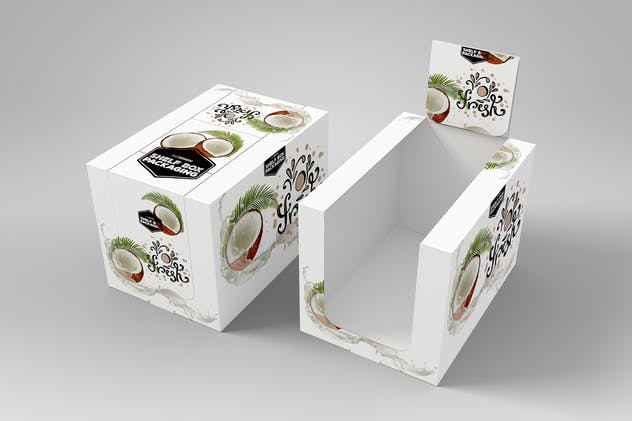 零售货架商品包装盒样机v2 VOLUME 2: Retail Shelf Box Packaging Mockups插图(7)