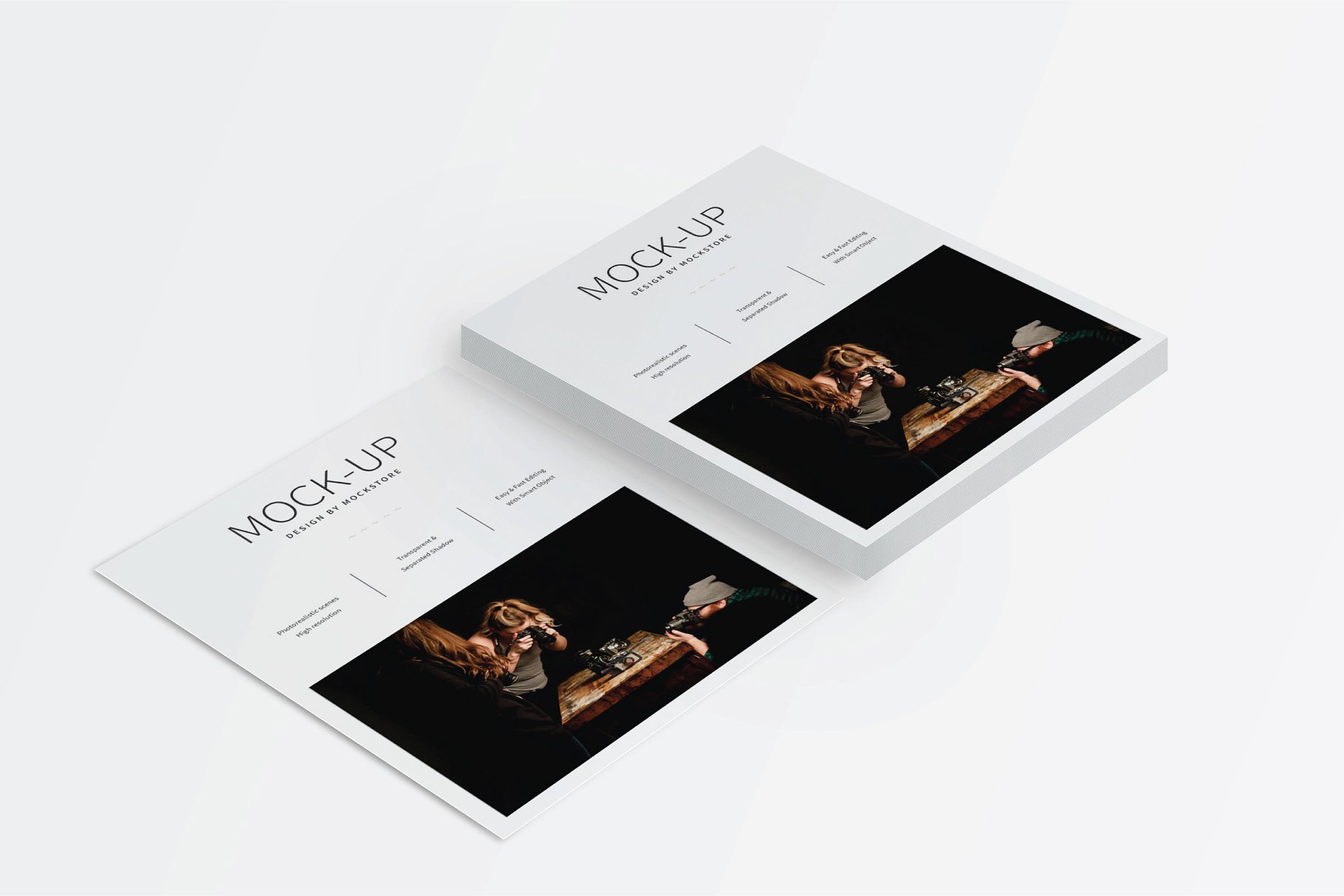 美国信纸大小的海报展示样机下载 US Letter Flyer Mock-Up [psd]插图(1)