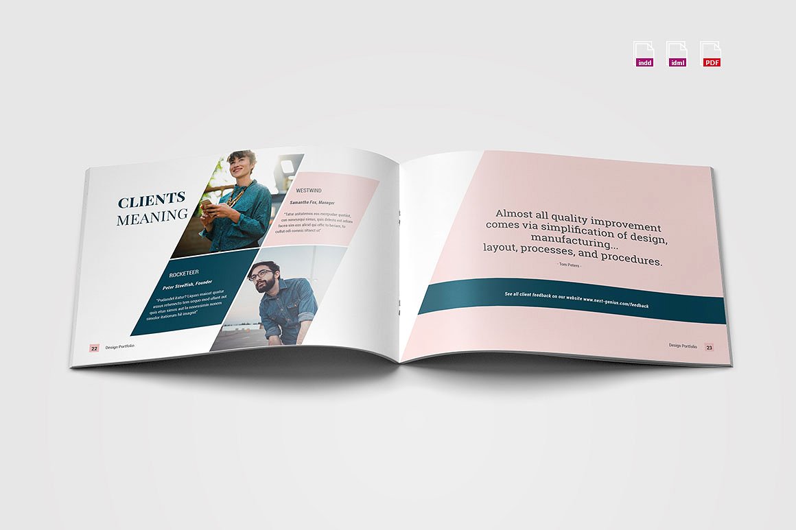 24P高端优雅的手册画册楼书设计模板插图(11)