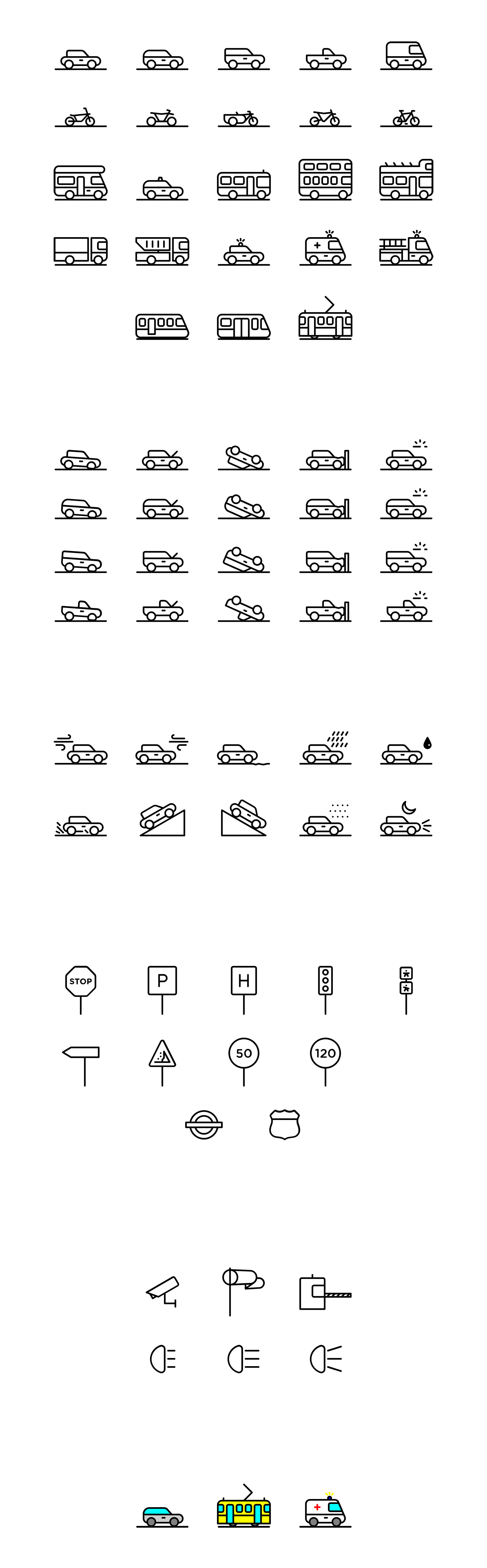 Transportation Icons