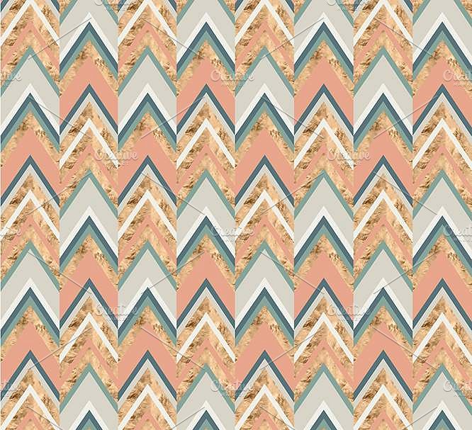 琥珀与孔雀石金色水彩纹理背景 Amber & Malachite Golden Watercolor插图(2)