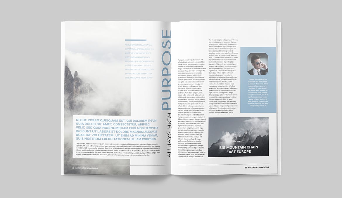 农业/自然/科学主题素材库精选杂志排版设计模板 Magazine Template插图(10)