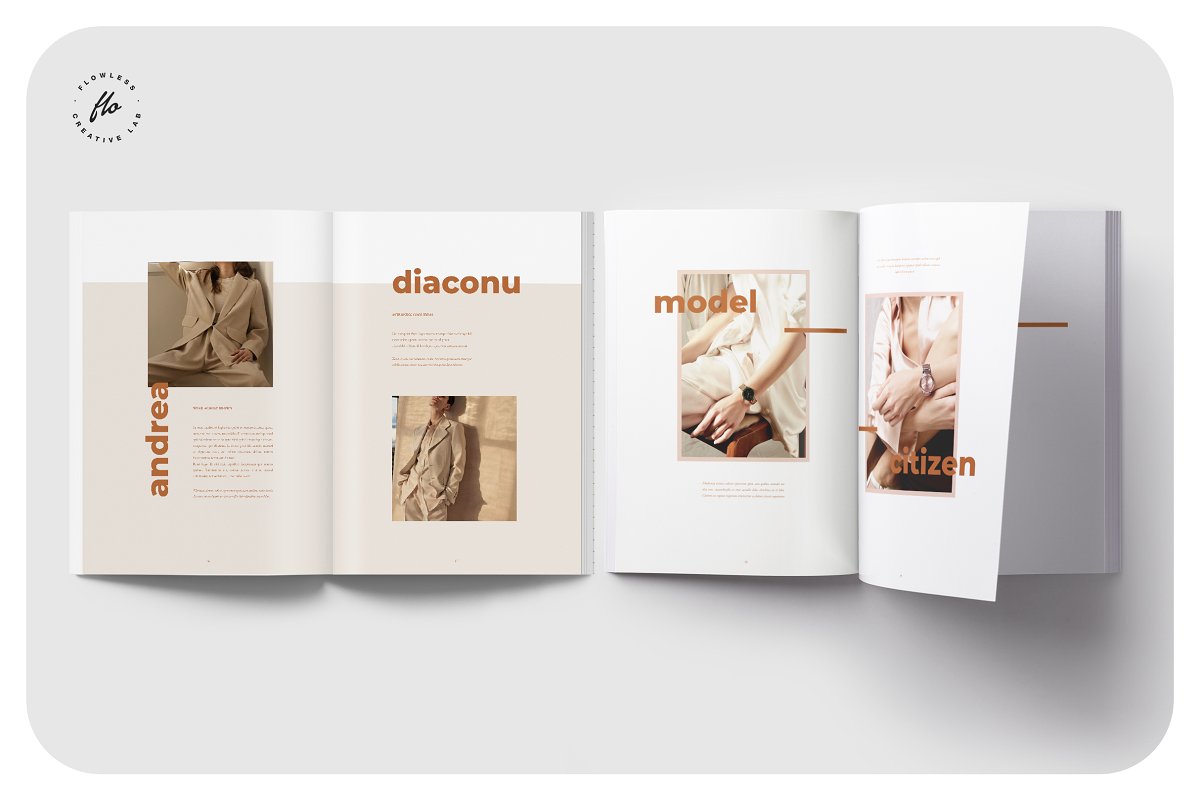 潮流时尚服装产品图册设计模板插图(3)