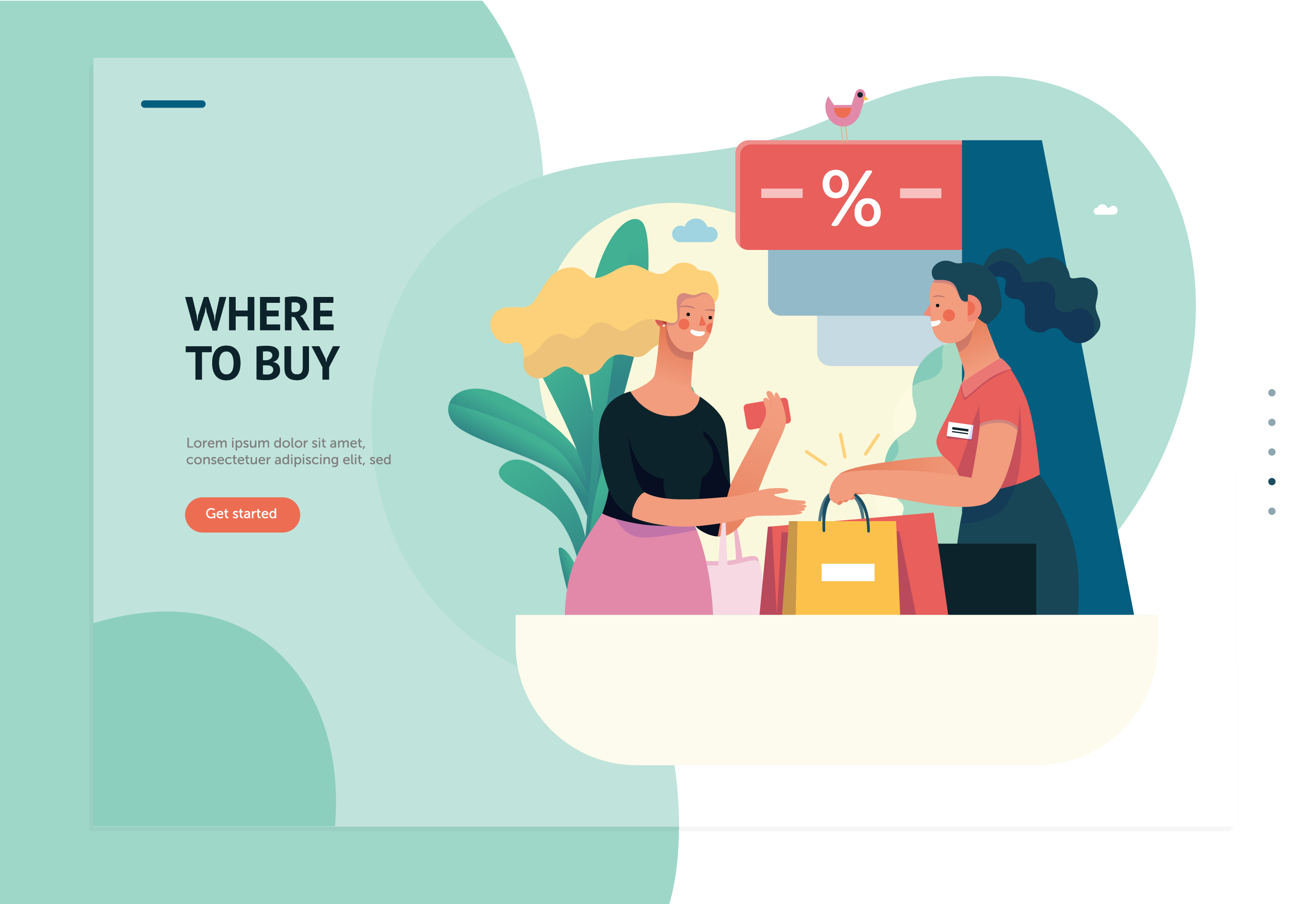 互联网多种商业业务概念扁平化插画下载[Ai]插图(39)