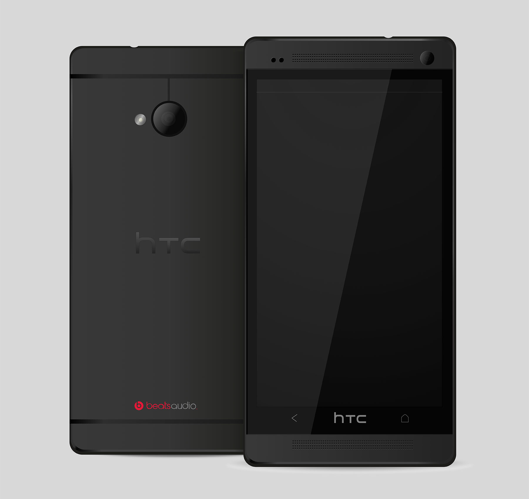 HTC One 黑色模型