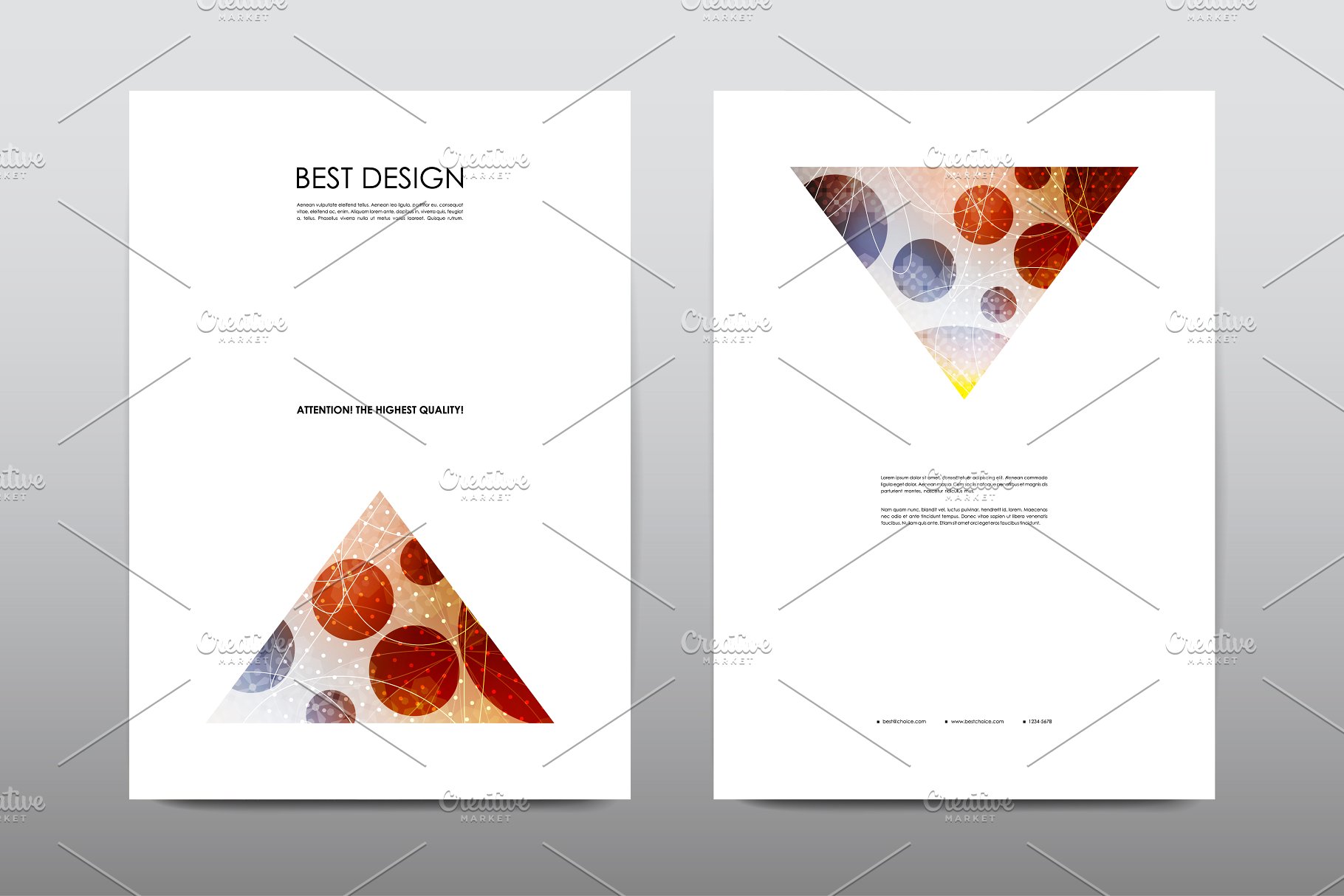 50+企业画册模板合集 50+ Business Brochures Bundle插图(47)