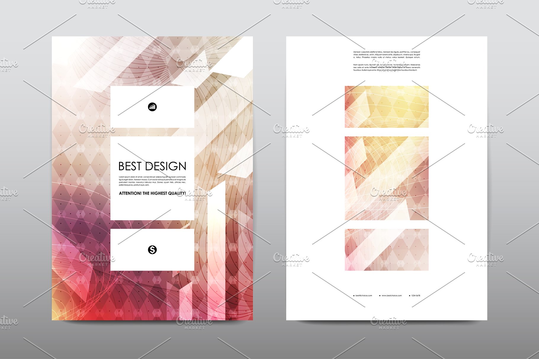 50+企业商业主题宣传小册子模板合集 50+ Business Brochures Bundle插图(54)