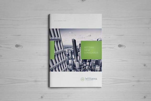 A4尺寸规格宣传册/目录封面设计样机素材库精选模板 A4 Brochure / Catalog Mock-Up插图(6)