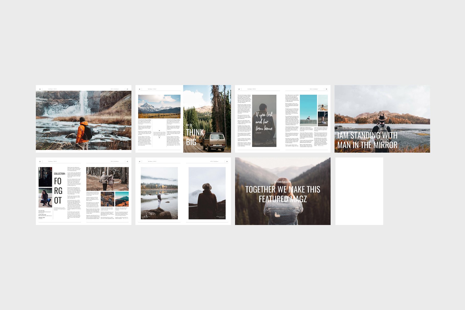 旅行摄影社交主题杂志模板 Beyond Magazine插图(9)