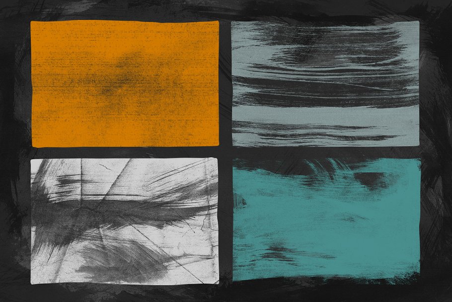 10款复古怀旧风格油画笔画纹理 10 Paint Textures插图(1)