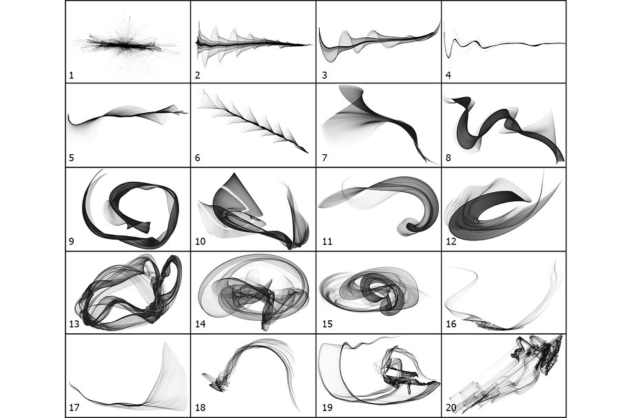 4K分辨率黑魔法叠层背景素材 4K Black Magic Overlays插图(5)