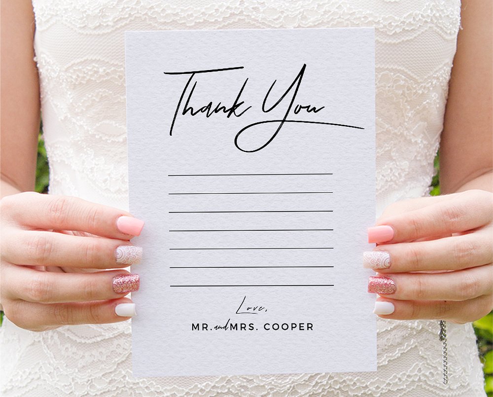 简约婚礼邀请函设计套件 Typography brush script invitations插图(6)