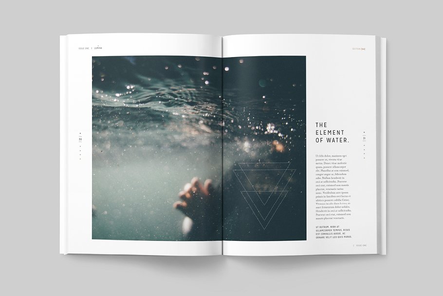 太空大自然主题杂志模板 LUMINA Magazine插图(15)