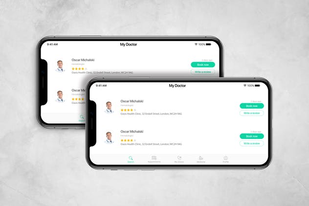 iPhone X应用程序演示设备样机模板 iPhone X Mockup插图(4)