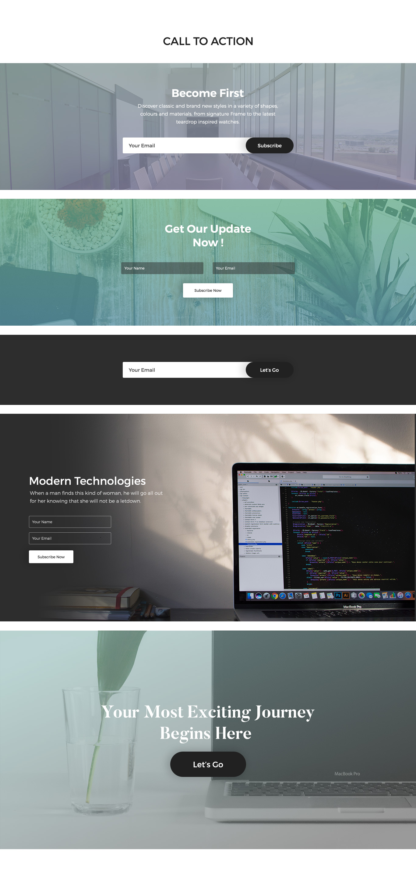 非常完整的一套网页设计 UI 套件 Landing Page UI Kit插图(1)