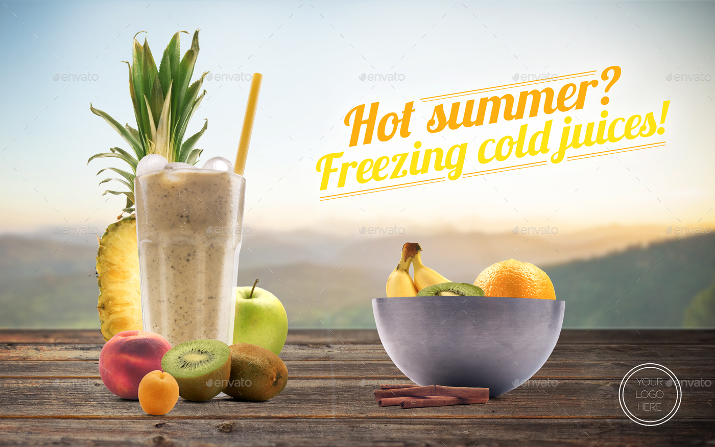 高品质的有机果汁场景展示模型mockups [1.13GB]插图(4)