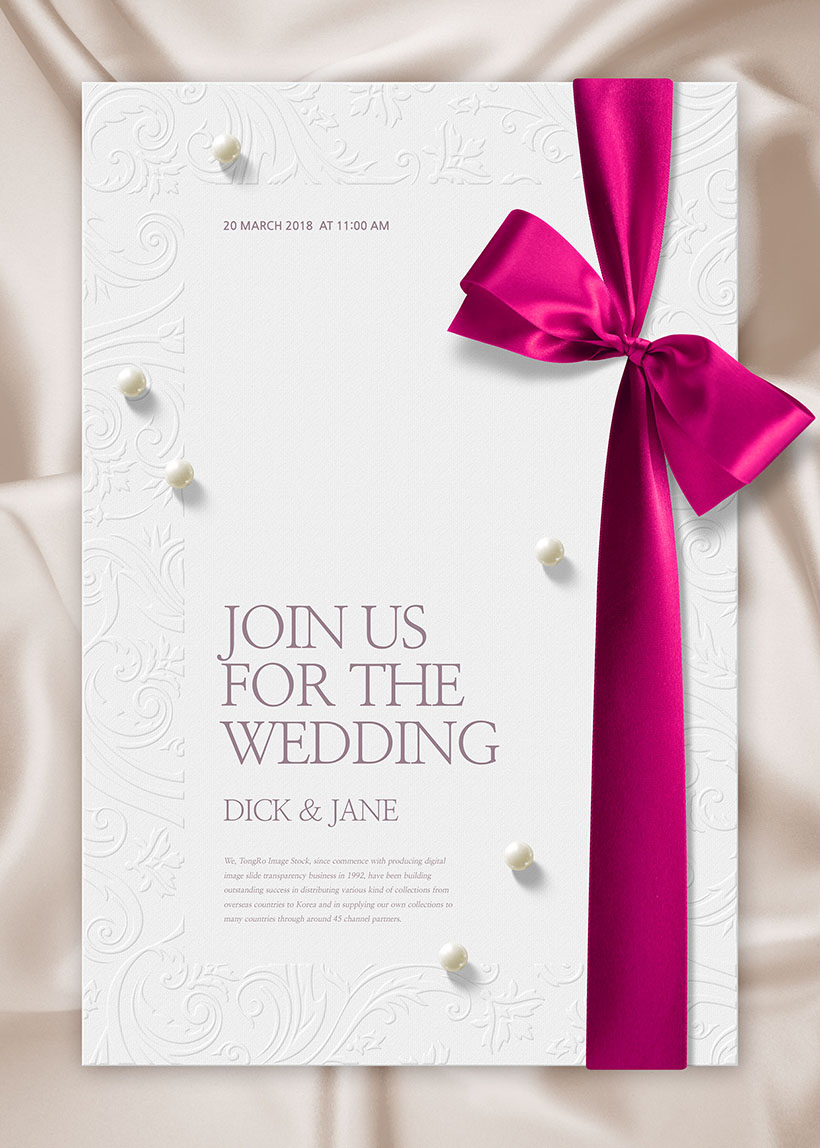 柔和美丽的38节礼物海报模板PSD下载插图(5)