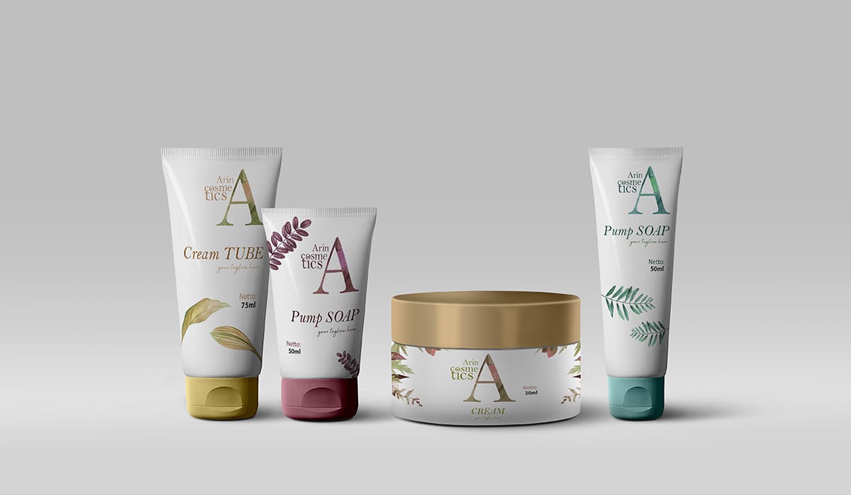 化妆品/护肤品包装设计展示样机合集 Bottle Mock-Up Collections插图(1)