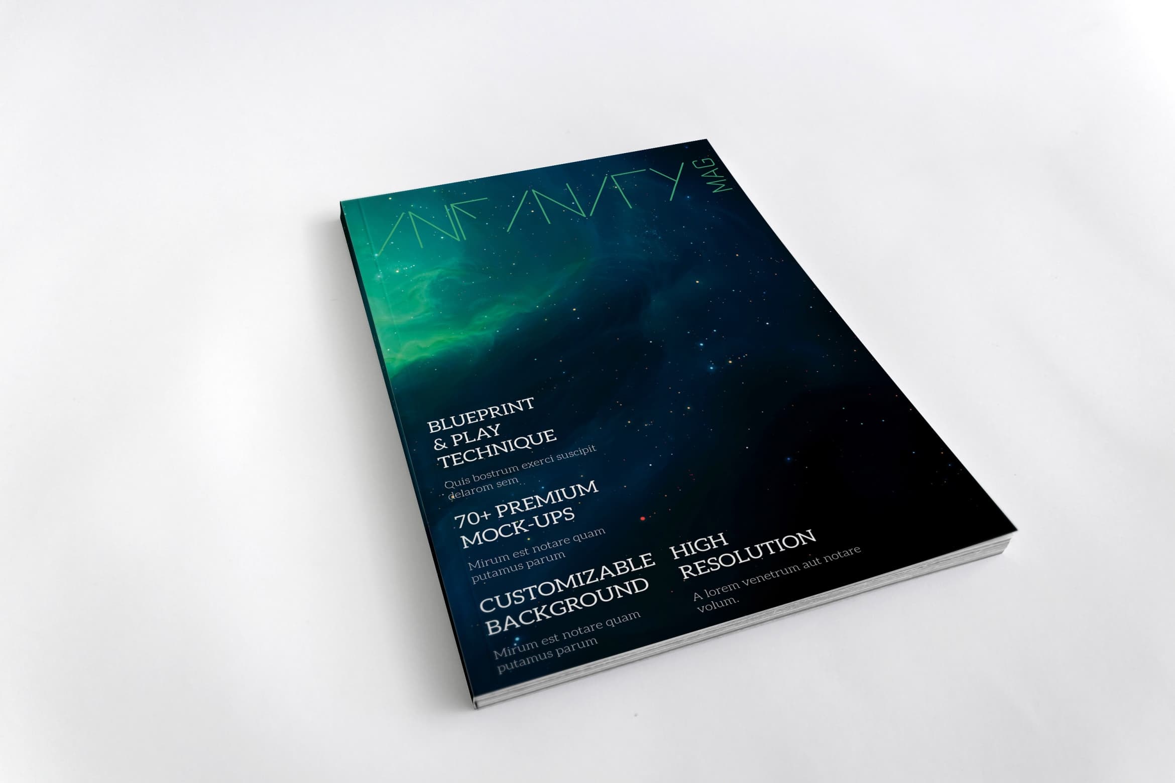 自然科学杂志模板-Infinity Magazine Template（InDesign ）插图