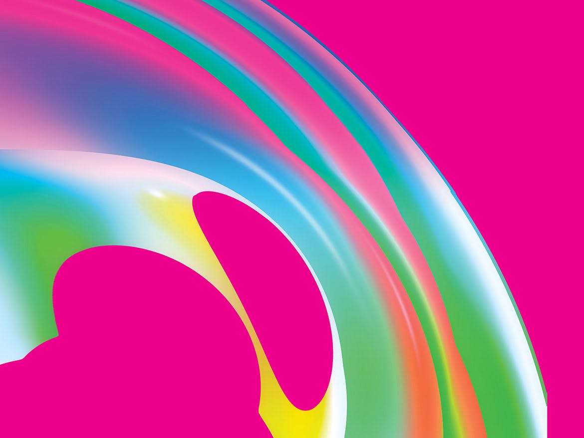 18个时尚炫酷艳丽的五颜六色的聚丙乙烯大理石质感的背景底纹纹理大集合插图(13)