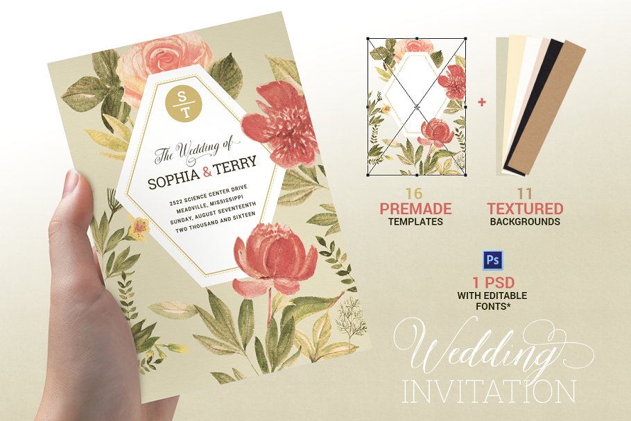 57款花卉插画元素 57 Floral elements & extrass插图(5)