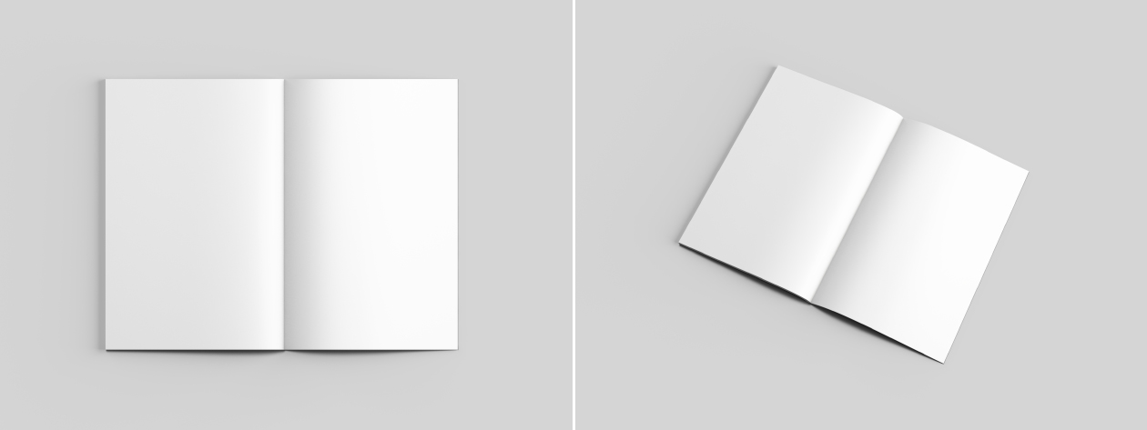 A4精装杂志封面&内页排版印刷效果图样机 A4 Magazine Mockup插图(6)