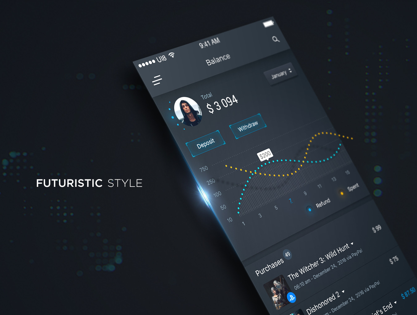 iOS 游戏商店应用 UI 套件 NERD UI Kit插图(1)