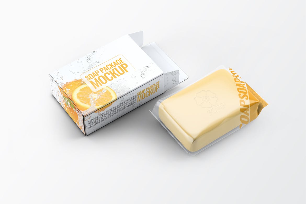 高品质的时尚香皂肥皂VI样机展示模型mockups插图(8)