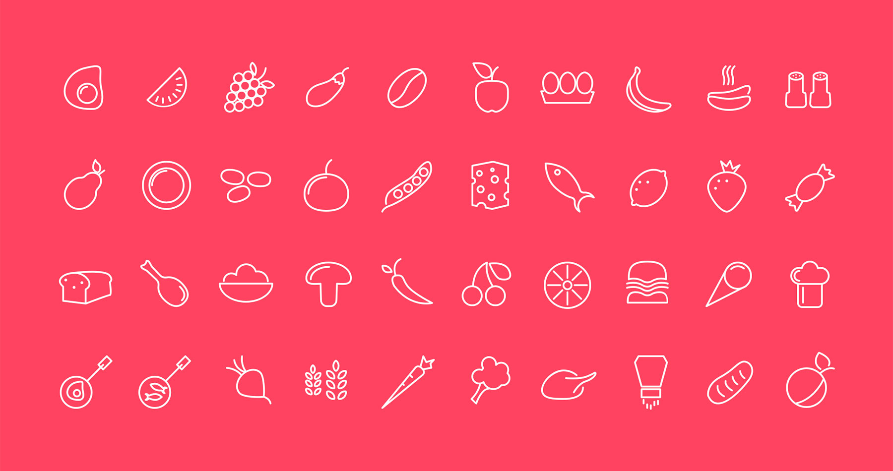 40 Food Icons
