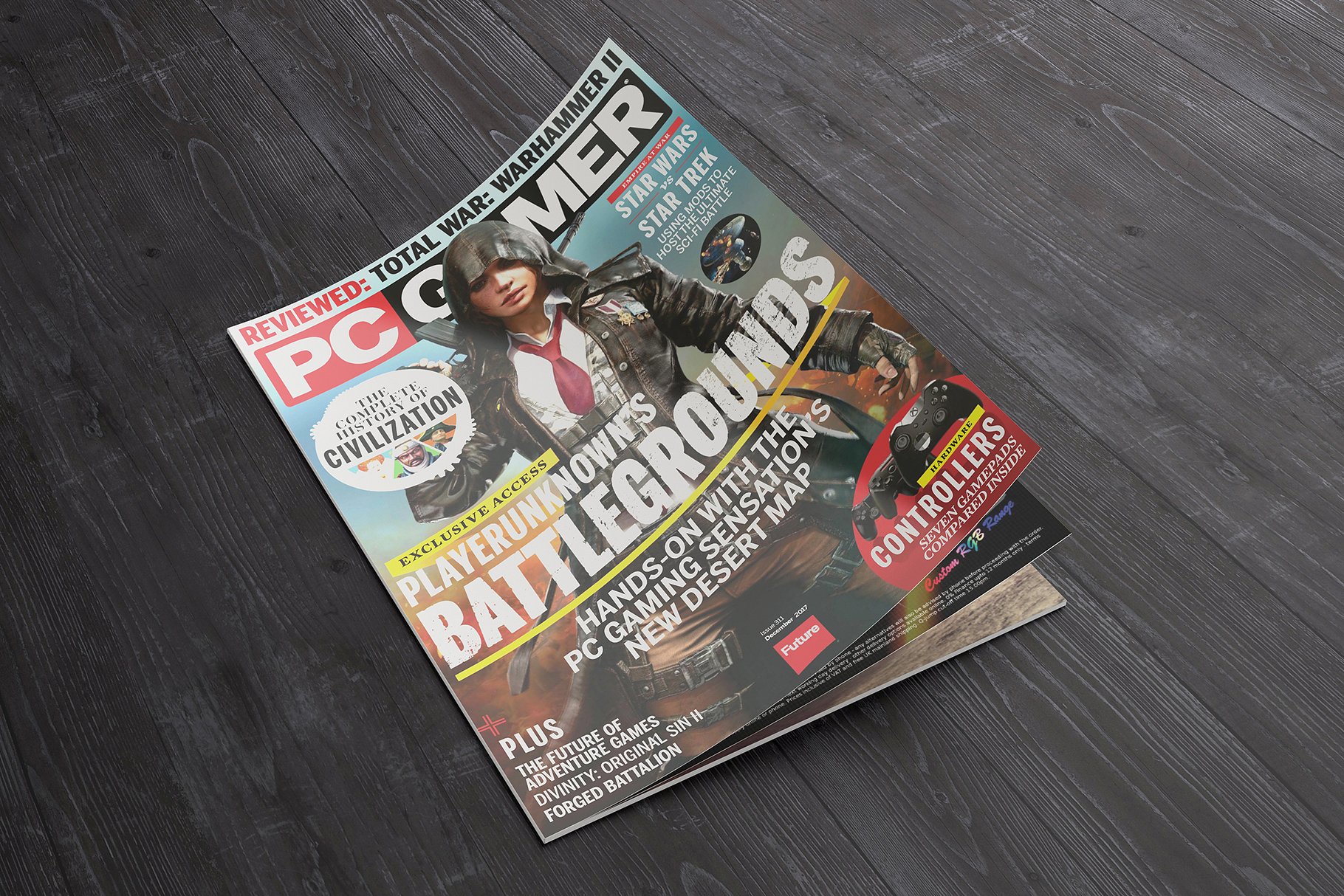 A5杂志封面封底及内页设计展示样机 A5 Magazine Mockups v.3插图(6)