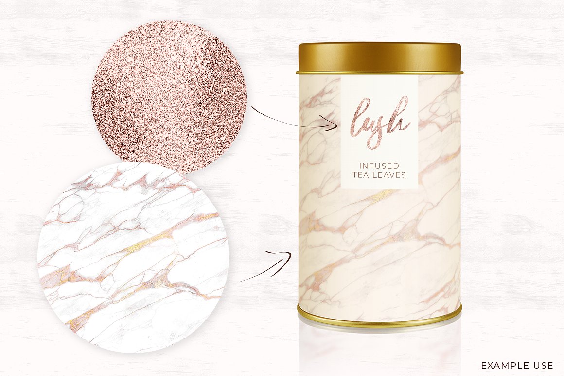 430+高品质的玫瑰金大理石高端纹理背景大集合插图(8)