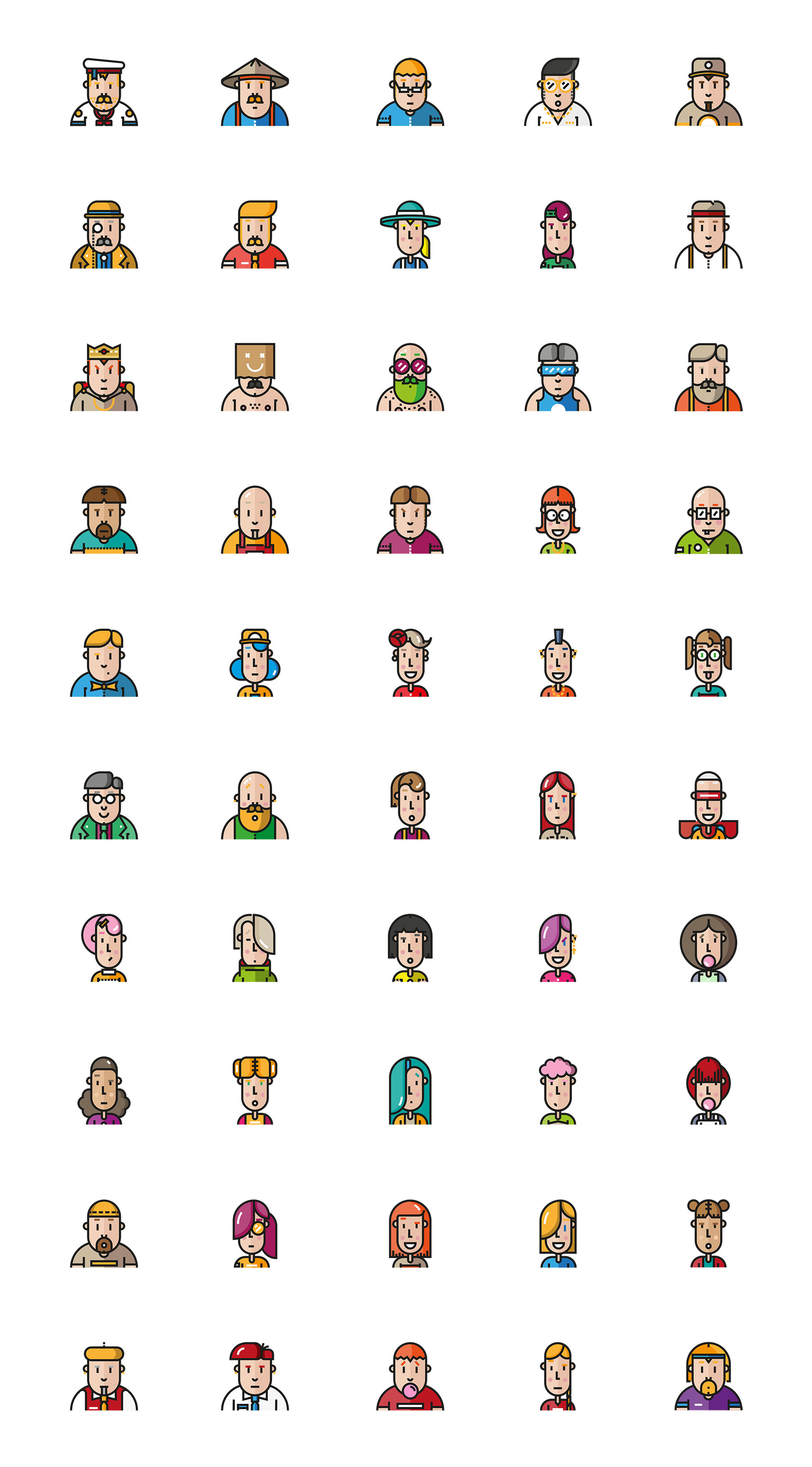 50 枚可爱头像图标