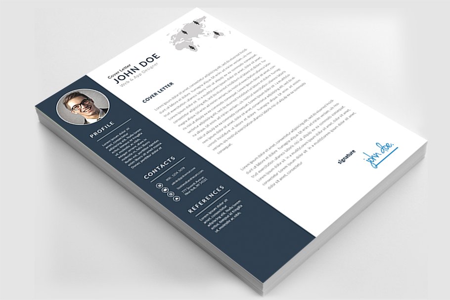 经典实用黑白色简历模板 Resume插图(7)