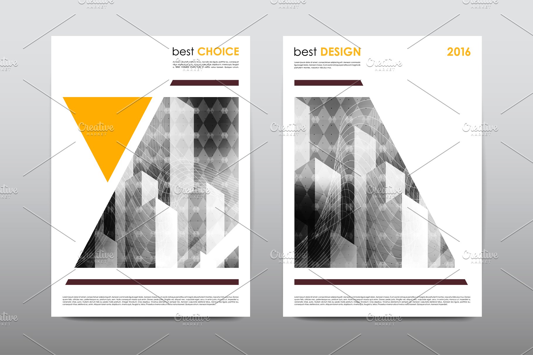 50+企业商业主题宣传小册子模板合集 50+ Business Brochures Bundle插图(48)