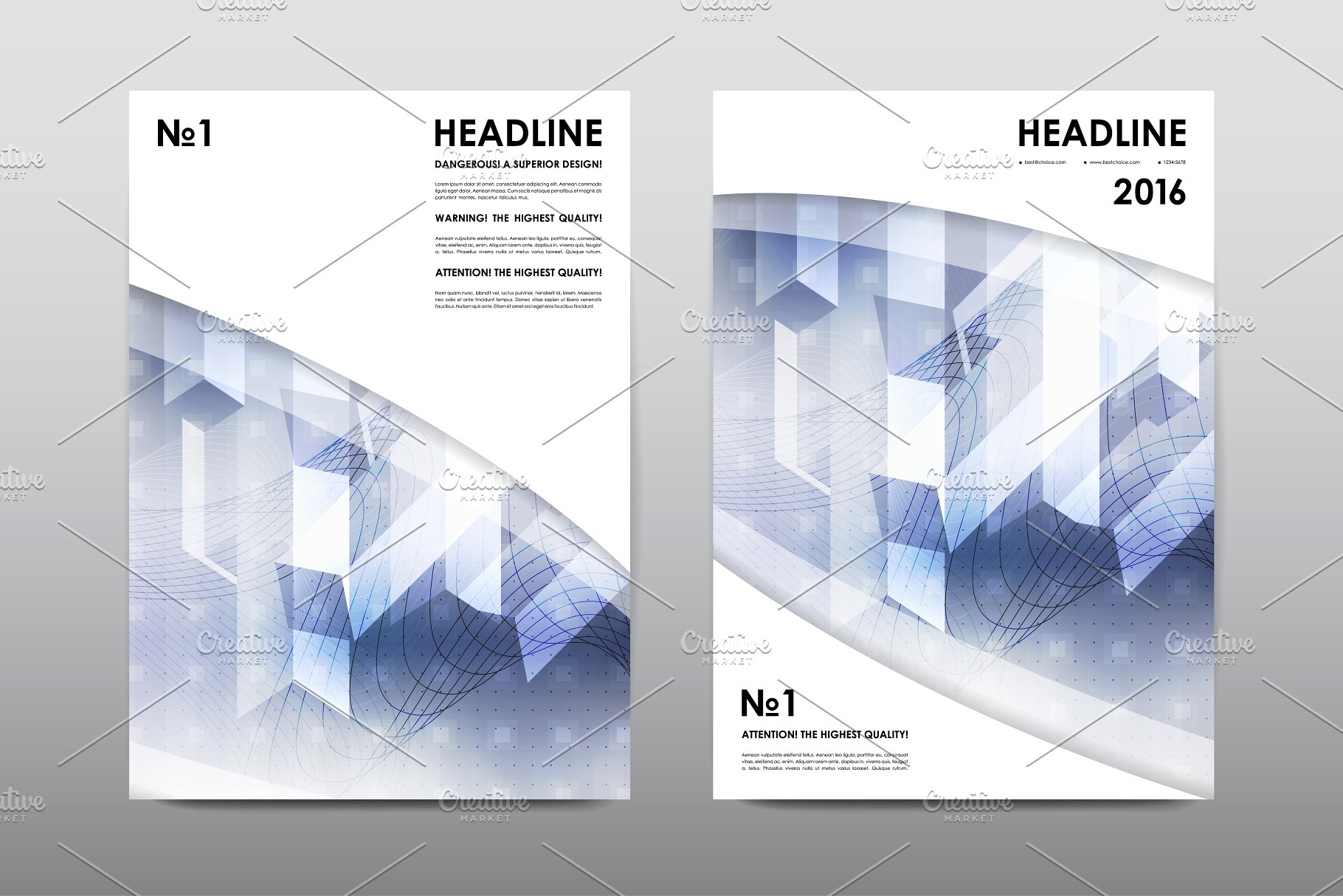 50+企业商业主题宣传小册子模板合集 50+ Business Brochures Bundle插图(47)