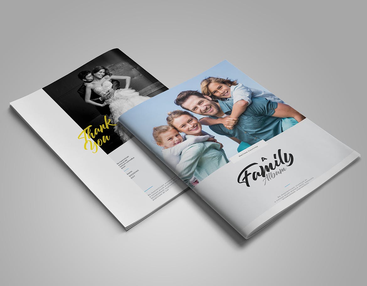 家庭相册相片集设计模板 Family Album Template插图(13)