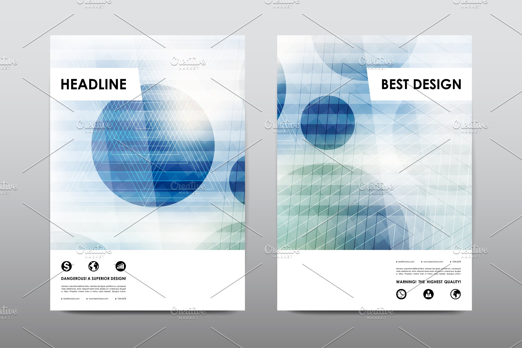 50+商业企业宣传小册子模板 50+ Business Brochures Bundle插图(19)