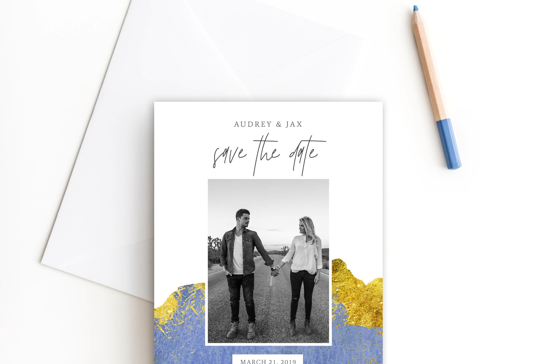 金箔点缀水彩纹理合集 Watercolor and Gold Texture Pack插图(1)